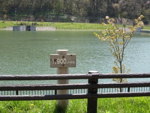 浅虫温泉 ほたる湖 1900m