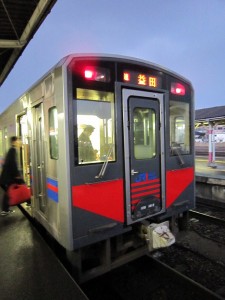 快速アクアライナー JR山陰本線 益田駅で降り返します