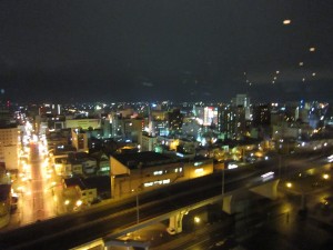 アスパム展望台からの青森市内の夜景
