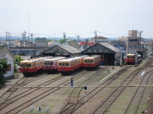 小湊鉄道 五井駅 車両基地