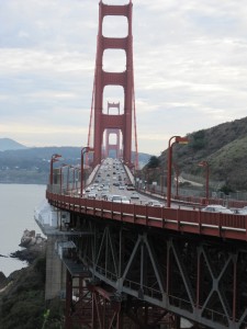 サンフランシスコ ゴールデンゲートブリッジ 向こう岸より