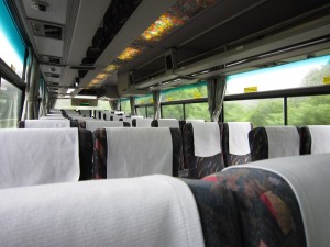 田沢湖駅発、田沢湖畔経由、乳頭温泉行き羽後交通バス