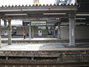 JR奥羽本線 秋田駅 在来線ホーム