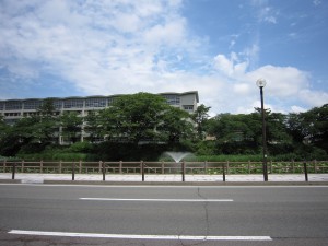 JR秋田駅 広小路の噴水