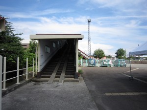 JR男鹿線 男鹿駅 跨線橋