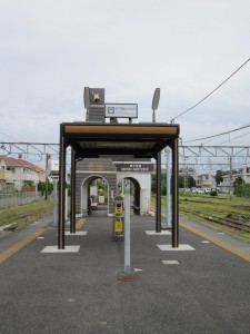 銚子電鉄 銚子駅 JR総武本線との乗換口 Suicaはここでタッチしてください