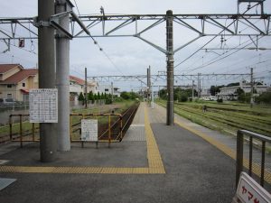 銚子電鉄 銚子駅 ホーム