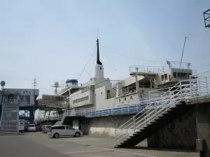 青函連絡船 摩周丸 今では記念館になっています