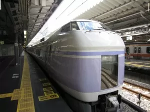 JR東日本 E351系 特急スーパーあずさ 新宿駅にて