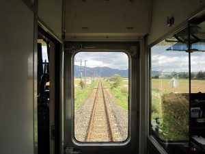 磐越西線 運転台から見える風景