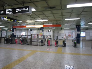札幌地下鉄東西線 新さっぽろ駅 改札口