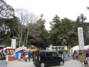 鹿島神宮 大鳥居があった場所 東日本大震災で崩壊したそうです