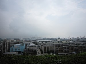 港の見える丘公園 展望台から見える横浜港