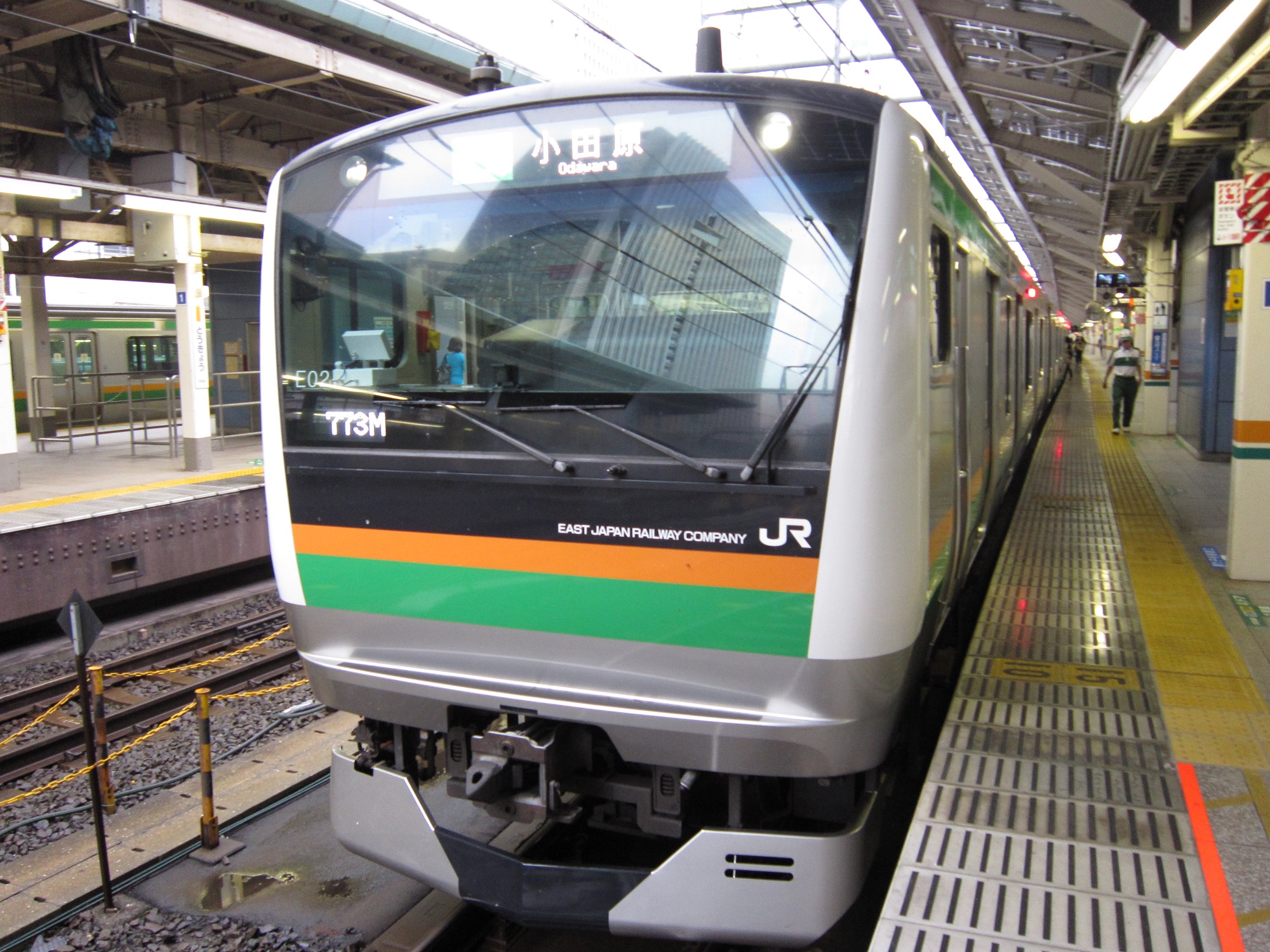 E233系 東海道線 普通列車 前面 東京駅にて