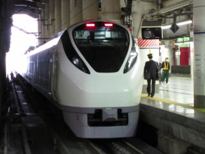 JR常磐線 E657系 特急スーパーひたち 前面 上野駅にて