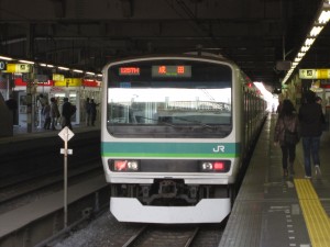 JR常磐線 E231系 上野駅にて