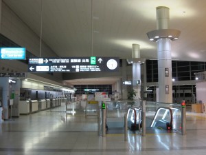 広島空港 国際線 出発ロビー