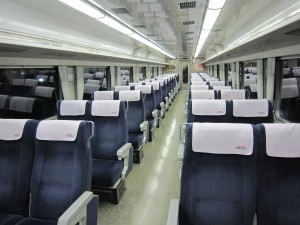 JR西日本 381系 特急こうのとり 普通車 室内 福知山駅にて
