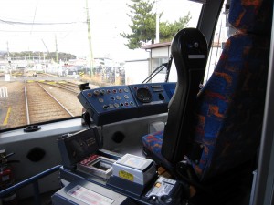 広島電鉄 5000形 グリーンムーバー 運転台