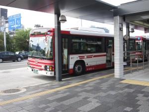 京阪バス 六地蔵方面行き 三条京阪にて