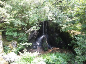 金閣寺 龍門の滝