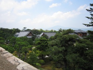 京都 二条城 天守閣跡からの展望