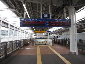 JR九州新幹線 鹿児島中央駅 新幹線ホーム