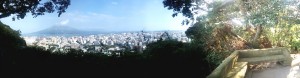 城山公園 展望台からのパノラマ写真