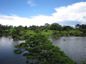 水前寺成趣園 園内その1 水前寺公園とも呼ばれます