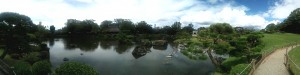 水前寺成趣園 園内パノラマ写真