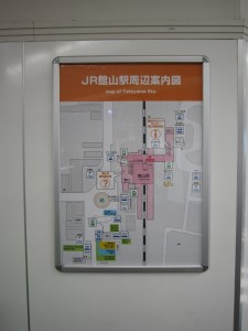 JR内房線 館山駅 JR館山駅周辺案内図