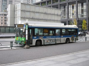 東京都交通局 都営バス 東京駅にて撮影