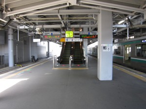 JR常磐線 いわき駅 １・2番線 主に水戸・上野方面行き列車が発着します