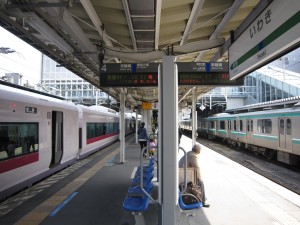 JR常磐線 いわき駅 ３・4番線 主に竜田方面行き列車が発着します