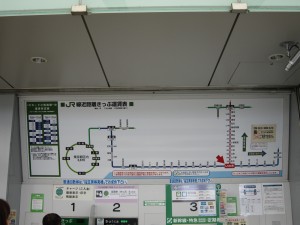 JR磐越東線 いわき駅 東日本大震災で常磐線に不通区間があるため、仙台へは郡山を経由します