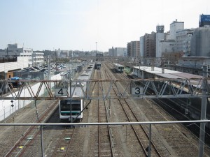 JR磐越東線 いわき駅 出番を待つ列車達