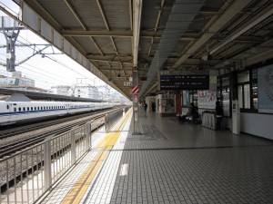 JR東海道新幹線 静岡駅 5番線 東京方面行き新幹線が発着します