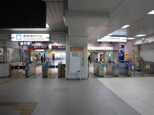 JR東海道新幹線 静岡駅 在来線からの新幹線乗り換え改札口