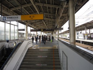 JR東海道本線 静岡駅 3番線・4番線 島田・浜松・豊橋方面行きの列車が発着します