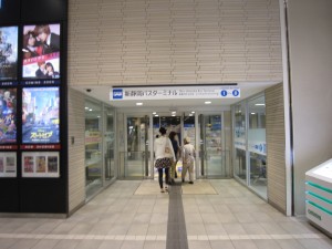 静岡鉄道線 新静岡駅 駅ビル セノバ 新静岡バスターミナル 入り口