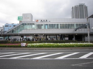 JR東海道本線 清水駅 駅舎とホーム