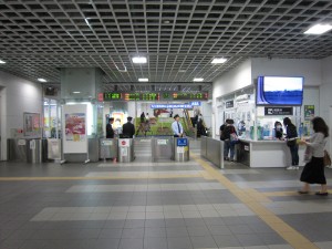 JR九頭竜線 福井駅 改札口 何と今時駅員さんがいます