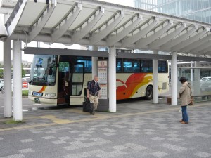 京福バス 永平寺行き高速バス 福井駅にて