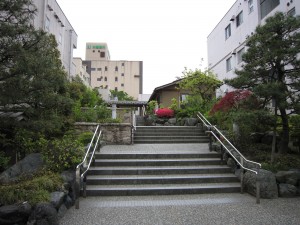 金沢 にし茶屋街 駐車場・お手洗いへの階段