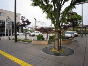 福井鉄道 越前武生駅 （旧：武生新駅） 駅前ロータリー