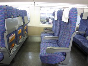 上越新幹線 E4系 Maxたにがわ 2階指定席 シート側面