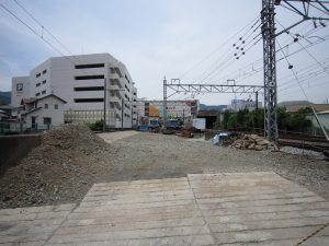 伊豆箱根鉄道 大雄山線 大雄山駅 駅に隣接する車庫 敷地は結構広いです