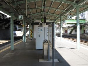 JR山田線 盛岡駅 2番線・3番線 主に山田線の列車が発着します