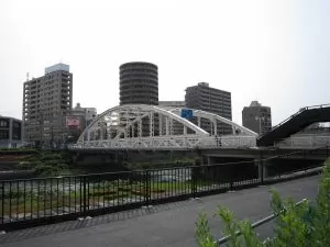 岩手 盛岡 開運橋 盛岡駅方向から撮影