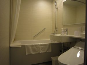 JR九州ホテルブラッサム大分 ダブルルーム バスルーム